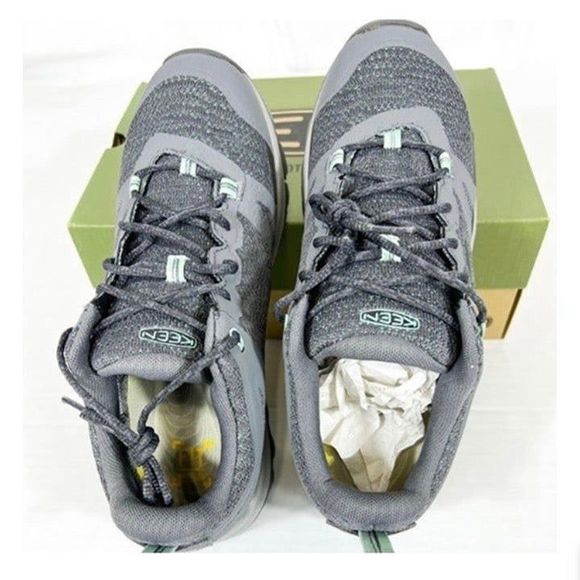 KEEN NWB Sz 9 Steel Grey/Ocean Wave Women's Terradora II Waterproof Hiking Shoes - Picture 6 of 6